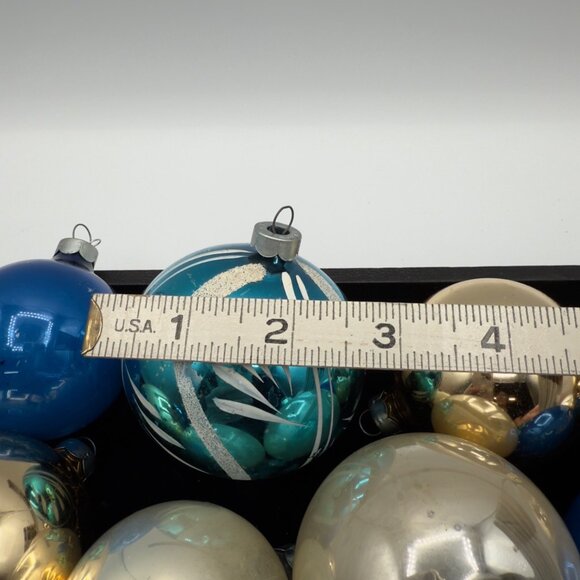 Vintage Mercury Glass Christmas Ornaments Rauch Made in USA - Picture 5 of 15